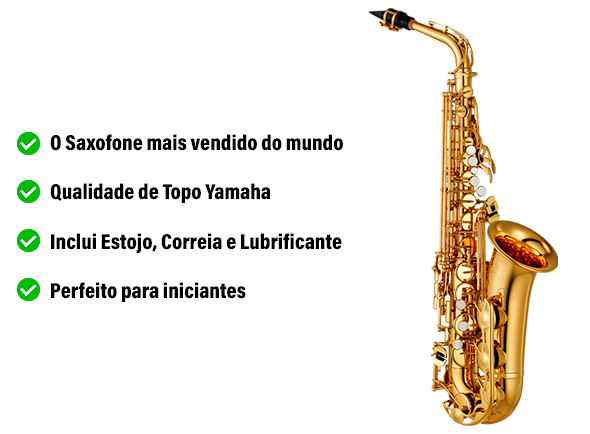 Yamaha YAS-280 Saxofone de Qualidade para Principiantes Yamaha YAS-280 Saxofone de Qualidade para Principiantes